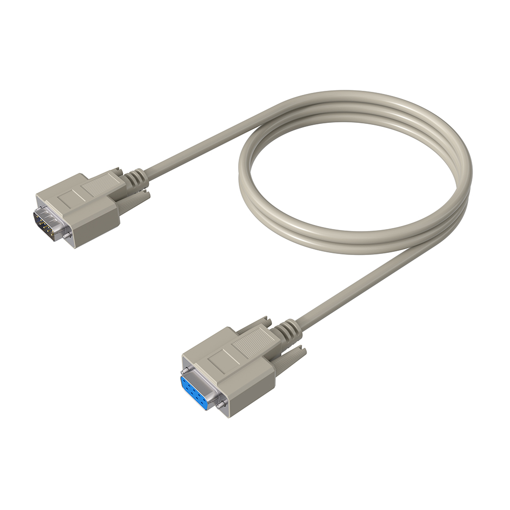 MSL电脑线DB9F纯铜延长线打印机线9针公对公双层屏蔽线